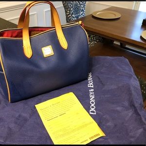 D&B Patterson Leather Kendra Satchel..